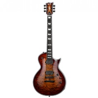 ESP E-II Eclipse Electric Guitar Quilted Maple Tiger Eye Sunburst w/ Fishmans