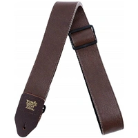 Ernie Ball 2" Tri-Glide Italian Leather Guitar Strap - Brown E4135