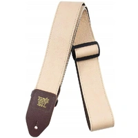 Ernie Ball 2" Tri-Glide Italian Leather Guitar Strap Tan E4136