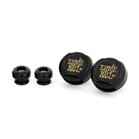 Ernie Ball Super premium Guitar Strap locks Black pair of 2 straplocks EB-4601