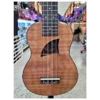 Eddy Finn Ukulele Soprano Flamed Okume  Uke TF-11S Aquila Strings High Gloss