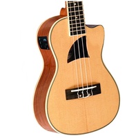 Eddy Finn EF-13-TE Acoustic / Electric Tenor Ukulele with Cutaway Spruce Top