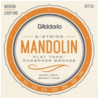 D'Addario EFT74 Flat Tops Medium Mandolin Strings ( 11 - 39 ) 