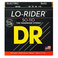 DR Strings Lo Rider EH-50  Stainless Steel Bass Guitar String Set  50 - 110 