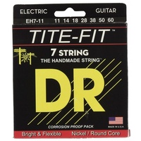 DR Strings Tite Fit Electric 7 String electric Guitar Strings 11 - 60