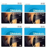 D'Addario EJ11 4 SETS  80/20 Bronze Light Acoustic Guitar Strings