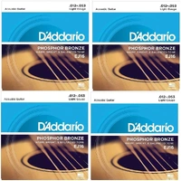 D'Addario EJ16 4 SETS  Phosphor Bronze  Light Acoustic Strings   12 - 53