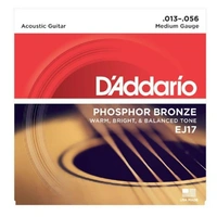 D'Addario EJ17 Phosphor Bronze Medium  Acoustic Strings  13 - 56
