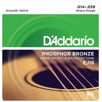 D'Addario EJ18 Phosphor Bronze Heavy Acoustic Strings  14 - 59