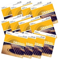12 x  D'Addario EJ19 Phosphor Bronze Bluegrass Acoustic Guitar Strings  12 - 56