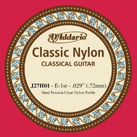 D'Addario EJ27H01 Student Nylon Classical Guitar Single E String  Hard Tension
