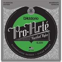 D'Addario EJ29 Classics Rectified Classical Guitar Strings, Moderate Tension