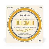 D'Addario EJ64 Nickel Plated Steel 4-String Dulcimer Strings J64