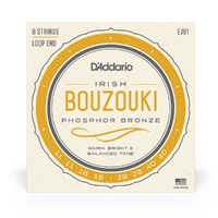 D'Addario EJ81 Irish Bouzouki Strings - Set phosphor  Bronze Loop Ends