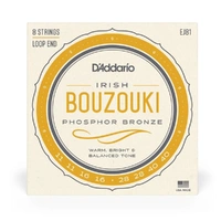 D'Addario EJ81 Irish Bouzouki Strings - Set phosphor  Bronze Loop Ends