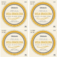 D'Addario EJ82C Cebolao Mi and Boiadeira Viola Brasileira Strings 10-String  - 4 SETS