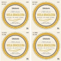 D'Addario EJ82C Cebolao Mi and Boiadeira Viola Brasileira Strings 10-String  - 4 SETS
