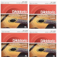 D'Addario 4 SETS  EJ83M Gypsy Jazz Acoustic Guitar Strings Ball End Medium 11 - 45