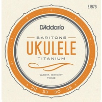 D'Addario EJ87B Titanium Ukulele Strings, Baritone