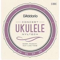 D'Addario EJ88C Nyltech Ukulele Strings, Concert