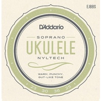 D'Addario EJ88S Nyltech Ukulele Strings, Soprano string set