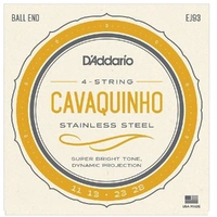 D'Addario EJ93 Stainless Steel Cavaquinho String Set - Ball End