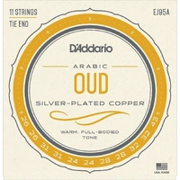 D'addario EJ95A Arabic Tuning Oud Strings 11 String Set Tie Ends
