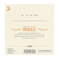 D'Addario EJ99B Pro-ArtǸ Carbon Ukulele Strings, Baritone