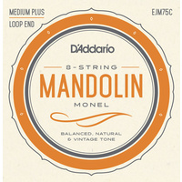 D'Addario EJM75C Monel Mandolin Strings, Medium Plus, 11-41