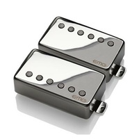 EMG 57/66 Humbucker Guitar Pickups Set, Chrome Neck & Bridge Metalworks Set