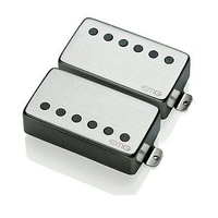 EMG 57/66 Humbucker Guitar Pickups Set, Brushed  Chrome Neck & Bridge Set