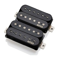 EMG Fat 55 Retro Active Humbucker Pickup Set, Standard Spacing, Black