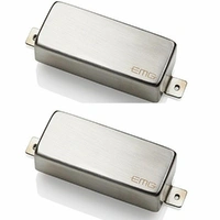 EMG M86 - M-80 / M-60 Mini Humbucker Pickup Set, Brushed Chrome