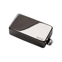 EMG 60 Solderless Active Guitar Pickup with Pots and Wiring Black Chrome