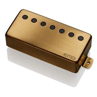 EMG 66-7H Active Humbucker 7 String Guitar Pickup with Pots Wires Brushed Gold