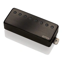 EMG 66-68 Active 8 String Guitar Pickup with Pots and Wires Brushed Black Chrome