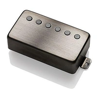 EMG 66 Active Humbucker Neck Guitar Pickup with Pots Wires Brushed Black Chrome