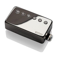 EMG 66 Active Humbucker Neck Guitar Pickup with Pots and Wiring Black Chrome