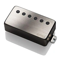 EMG 66 Active Humbucker Neck Guitar Pickup with Pots and Wiring Brushed Chrome