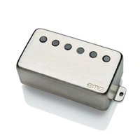 EMG 66TW Active Humbucker Guitar Pickup with Pots and Wiring Brushed Chrome