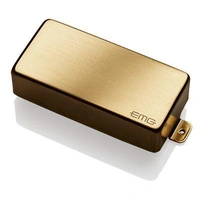 EMG 81-7HX Active X Preamp Humbucking 7 String Guitar Pickup with Pots and Wiring Brushed Gold