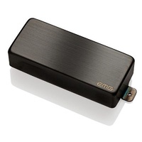 EMG 81-8H Active Humbucking 8 String Guitar Pickup with Pots and Wiring Brushed Black Chrome