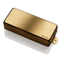 EMG 81-8H Active Humbucking 8 String Guitar Pickup with Pots and Wiring Brushed Gold