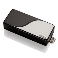 EMG 81-8HX Active X Preamp Humbucking 8 String Guitar Pickup with Pots and Wiring Black Chrome