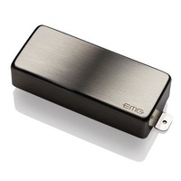 EMG 81-8HX Active X Preamp Humbucking 8 String Guitar Pickup with Pots and Wiring Brushed Chrome