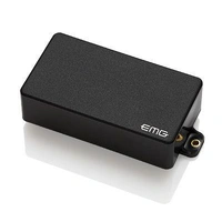 EMG 81 Active Ceramic Magnet Humbucker Guitar Pickup with Pots and Wiring Black