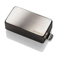 EMG 81X Active X Preamp Humbucker Guitar Pickup with Pots and Wiring Brushed Chrome