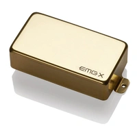EMG 81X Active X Preamp Humbucker Guitar Pickup with Pots and Wiring Gold
