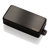 EMG 85-7H Active Humbucker 7 String Guitar Pickup with Pots and Wiring Brush Black Chrome