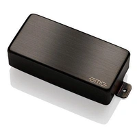 EMG 85-7H Active Humbucker 7 String Guitar Pickup with Pots and Wiring Brush Black Chrome